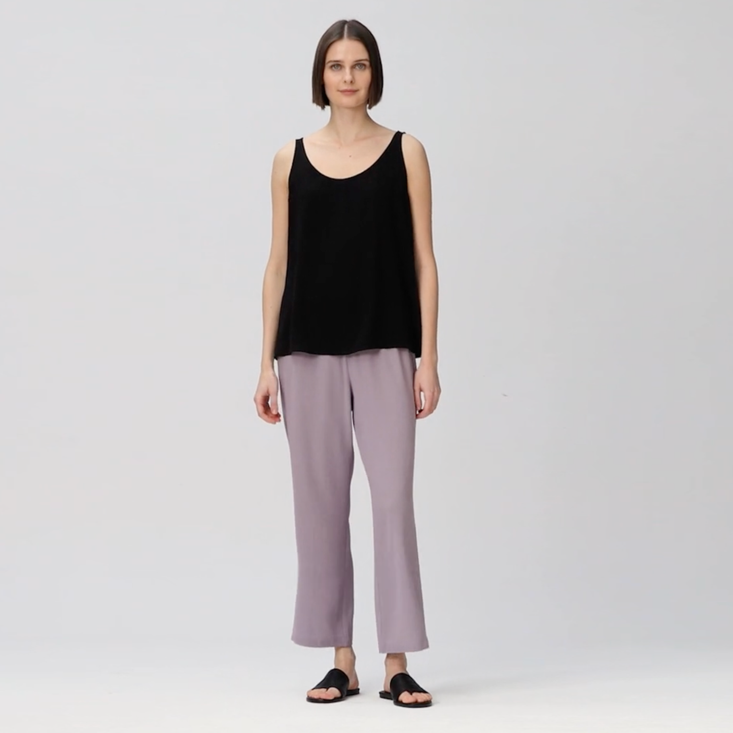 eileen fisher 100% silk lounge pant