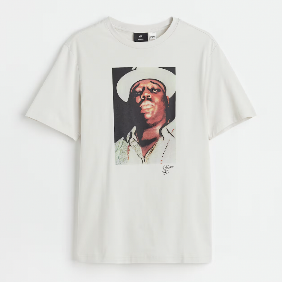 h&m 2023 biggie smalls tee