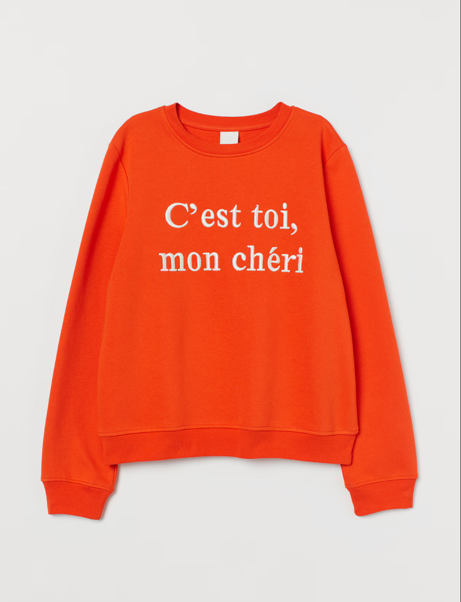 h&m 2023 c'est toi mon cheri crew