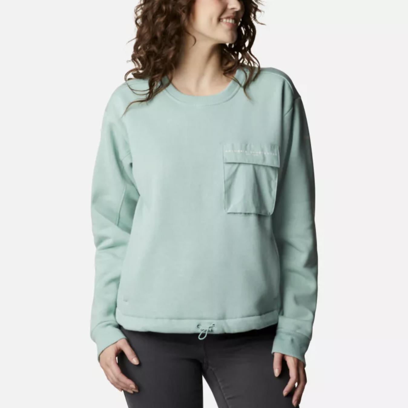 columbia lodge III fleece pocket crew