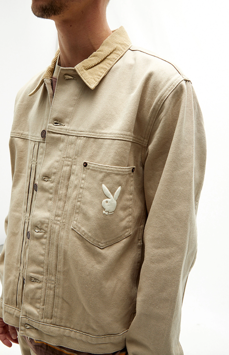 playboy x pacsun vintage fit denim jacket