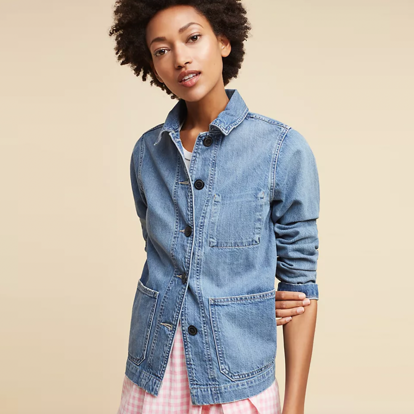 levi's iconic denim chore coat