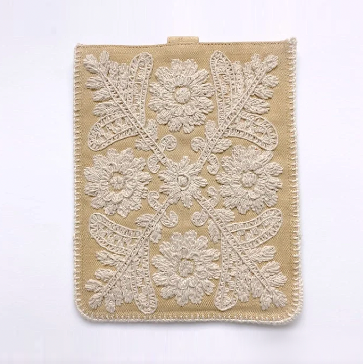 anthropologie embroidered india ipad cover