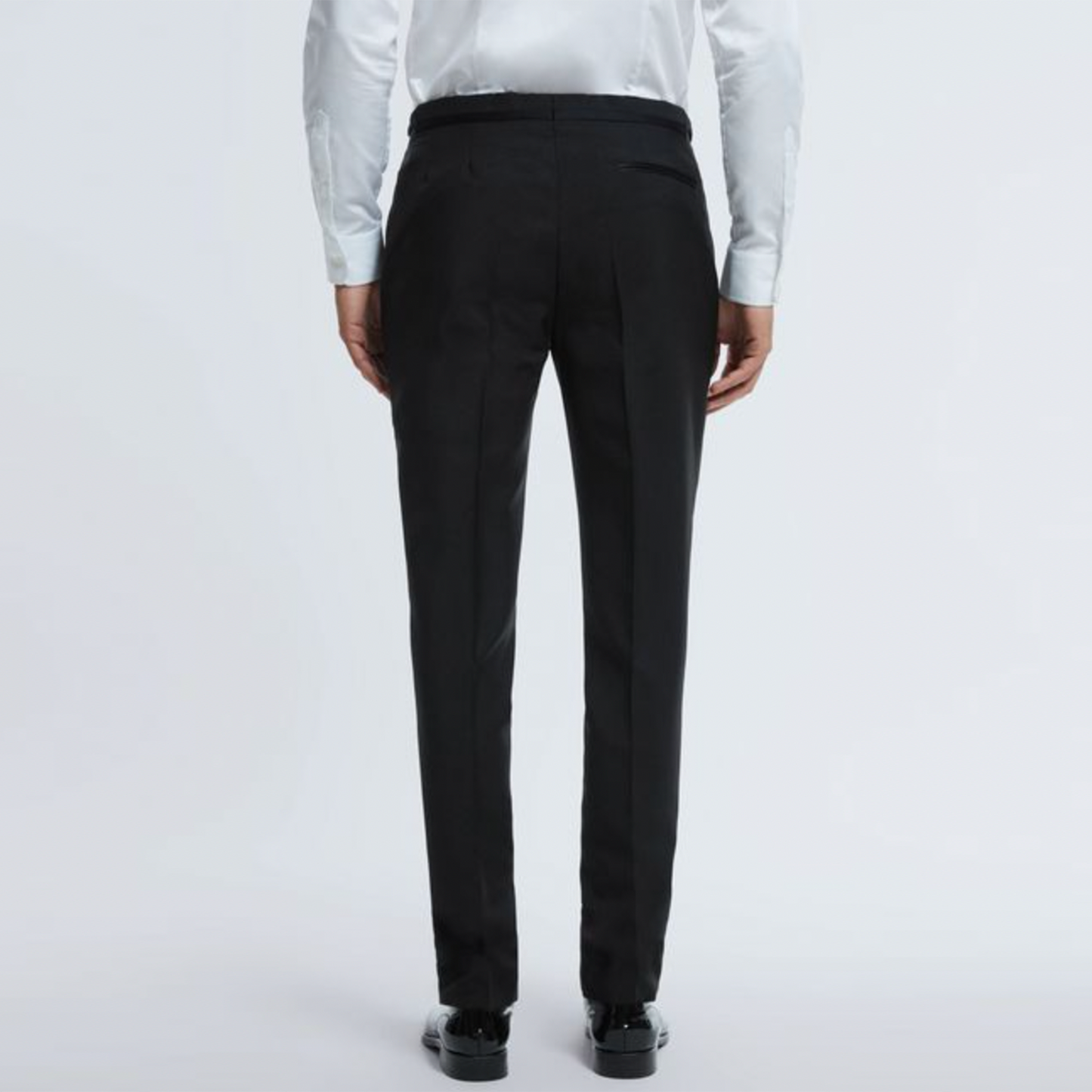 reiss 2024 rabello linen-mohair slim fit trouser