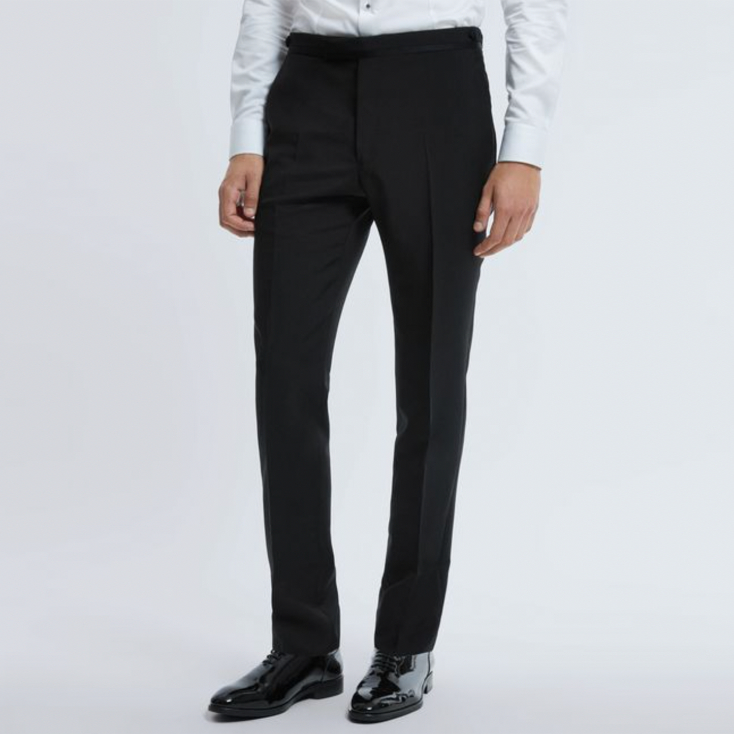 reiss 2024 rabello linen-mohair slim fit trouser