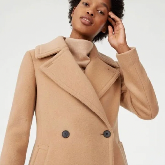 club monaco daylina classic wool-blend coat