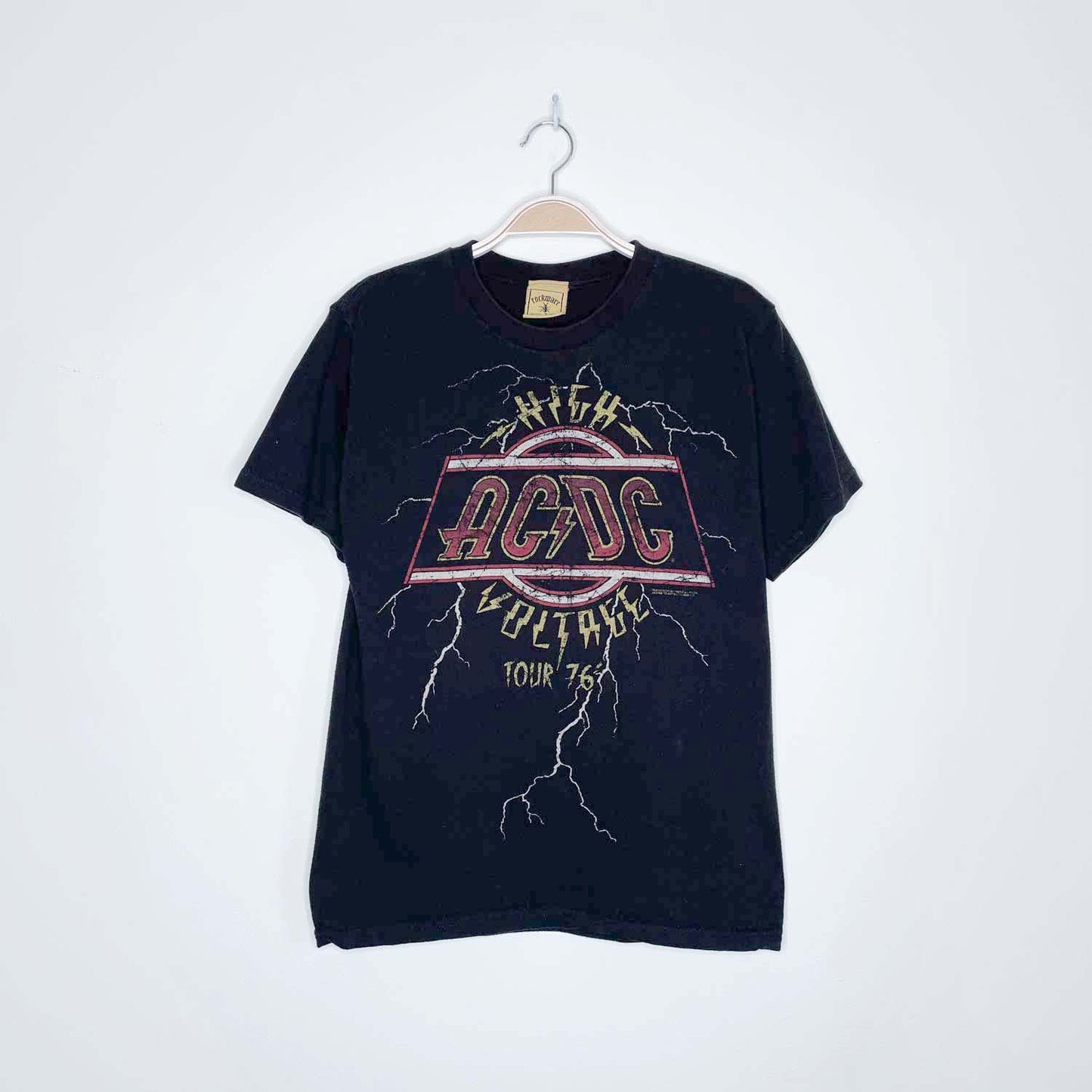 acdc 2008 high voltage tour rockware tee - size small