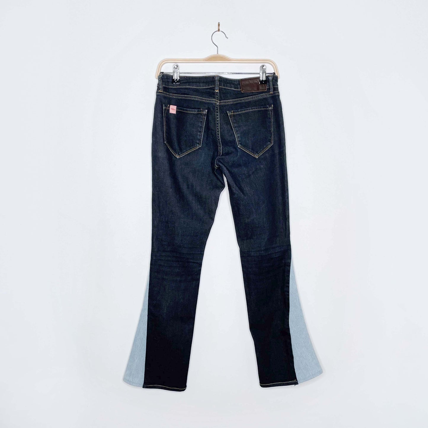 rework x all saints kick flare jeans