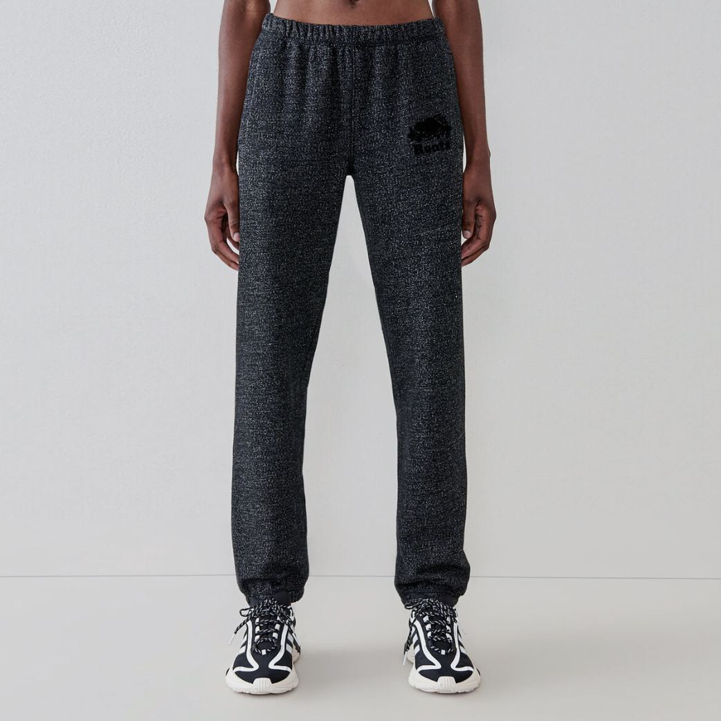 roots original black pepper high rise sweatpants - size small