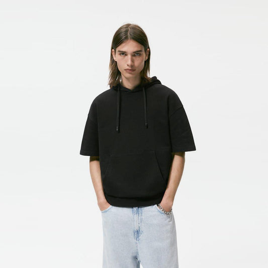 zara 2022 short sleeve hoodie