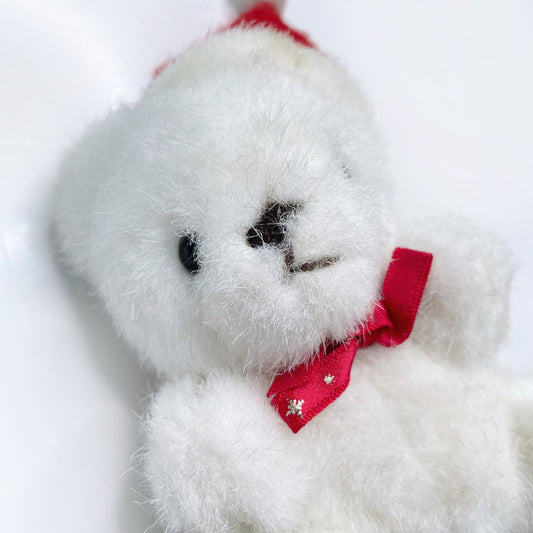 vintage mon jouil musical christmas bear