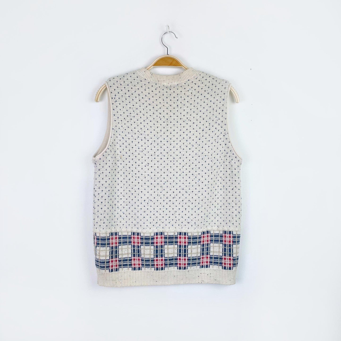 vintage 90s teddy bears knit vest