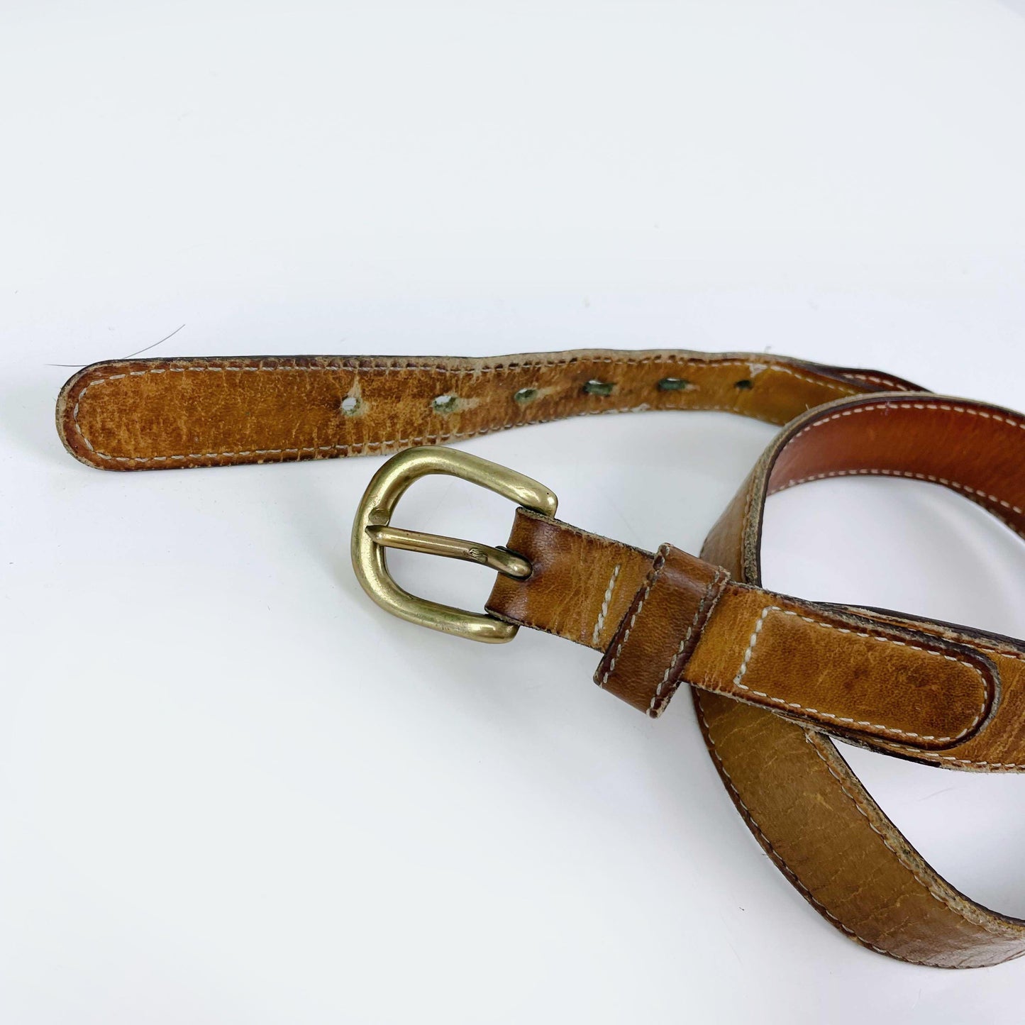 vintage 90s roots leather belt