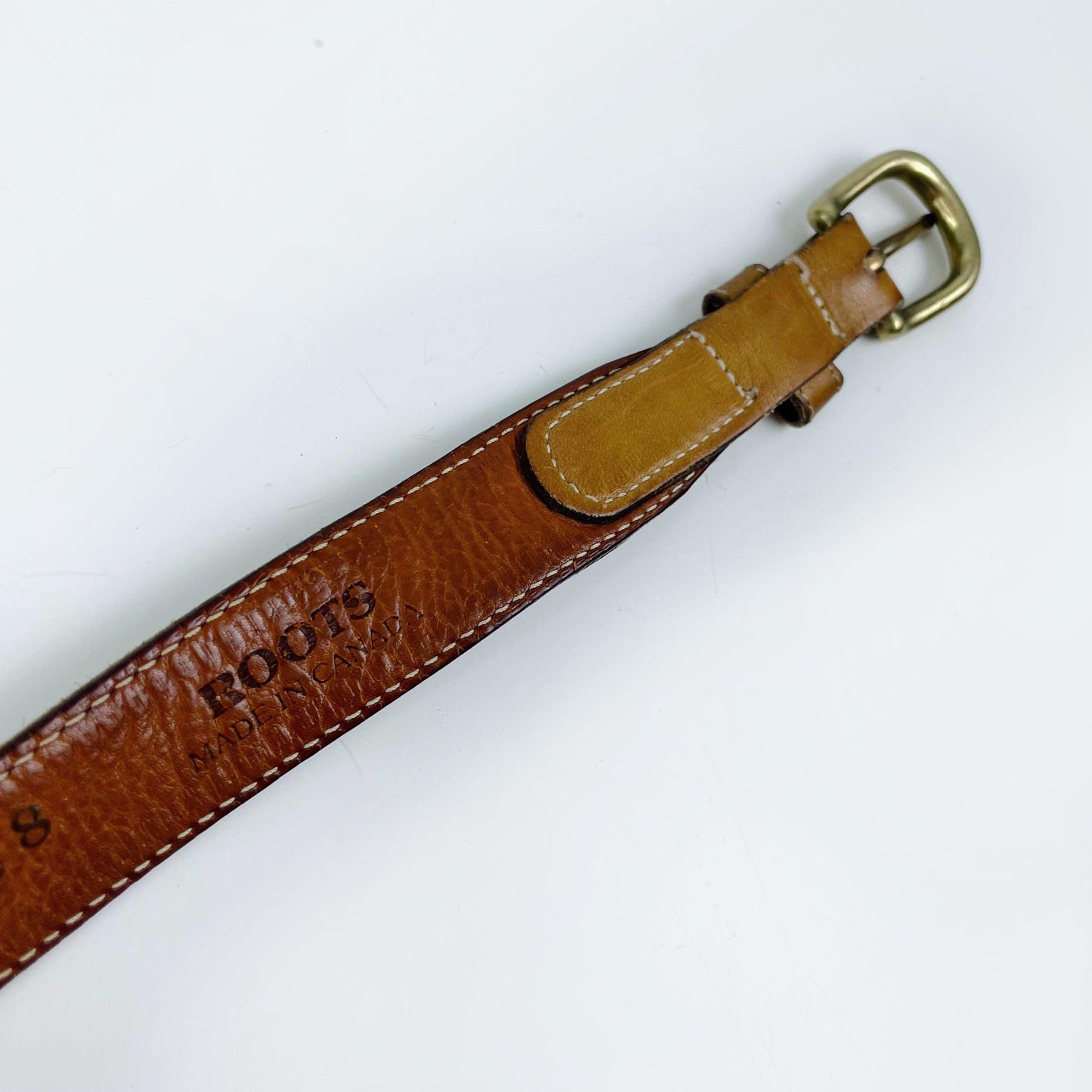 vintage 90s roots leather belt