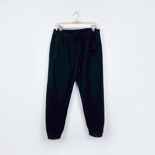 roots 2023 black organic original sweatpant - size large