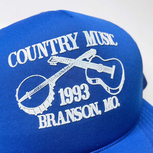 vintage 1993 country music branson trucker hat