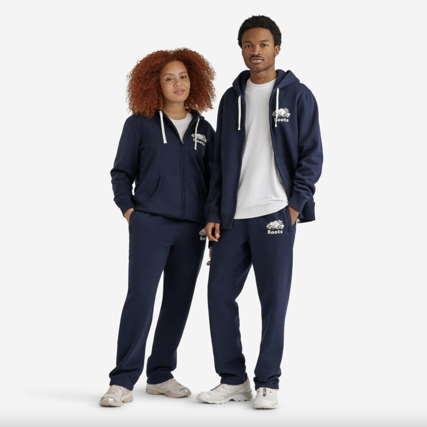 roots gender-free original cooper sweatpants - size medium