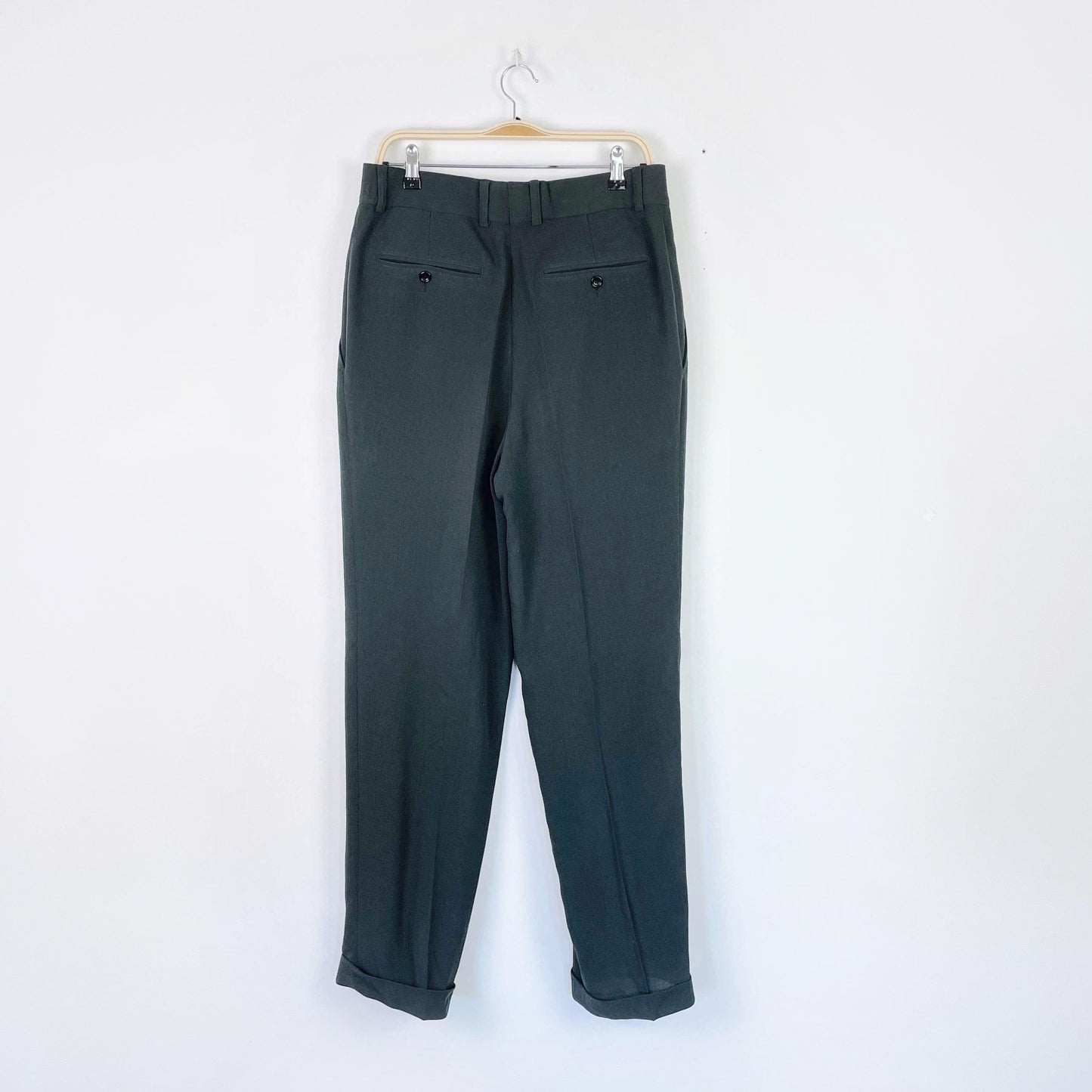 vintage hugo boss prohibition high rise pleated trouser