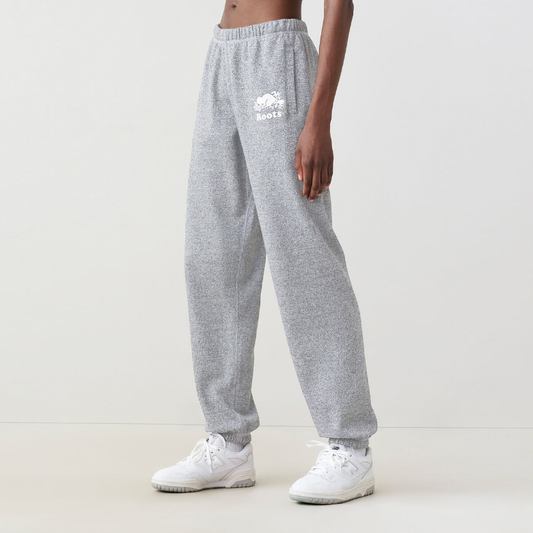 roots athletic grey boyfriend sweatpants - size xs