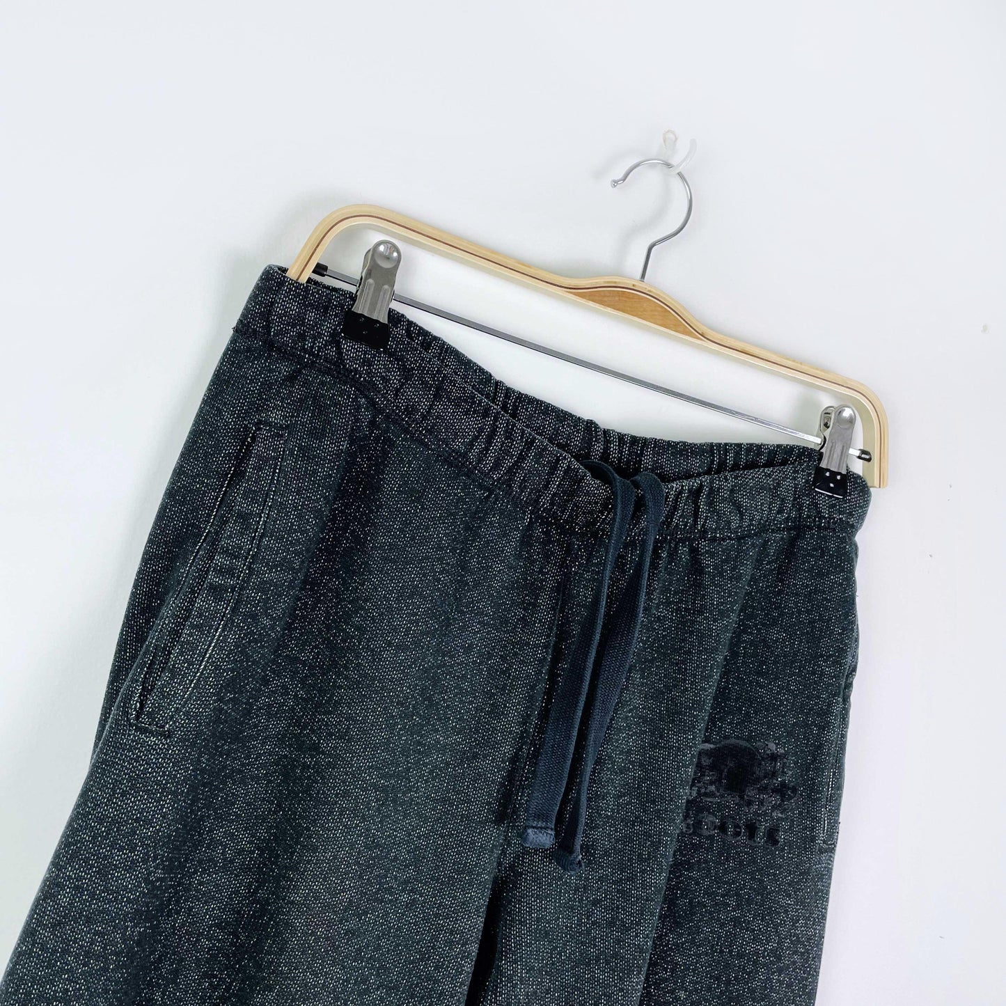 roots original black pepper high rise sweatpants - size small