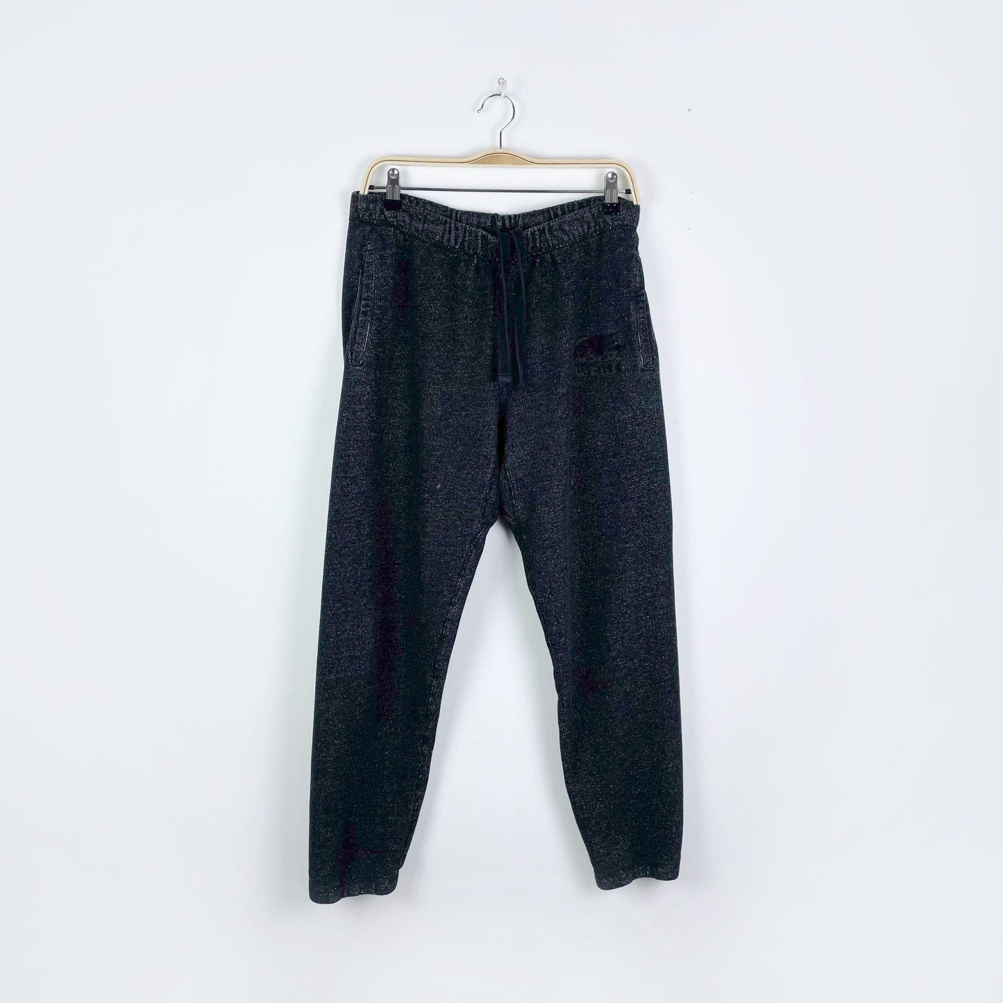 roots original black pepper high rise sweatpants - size small