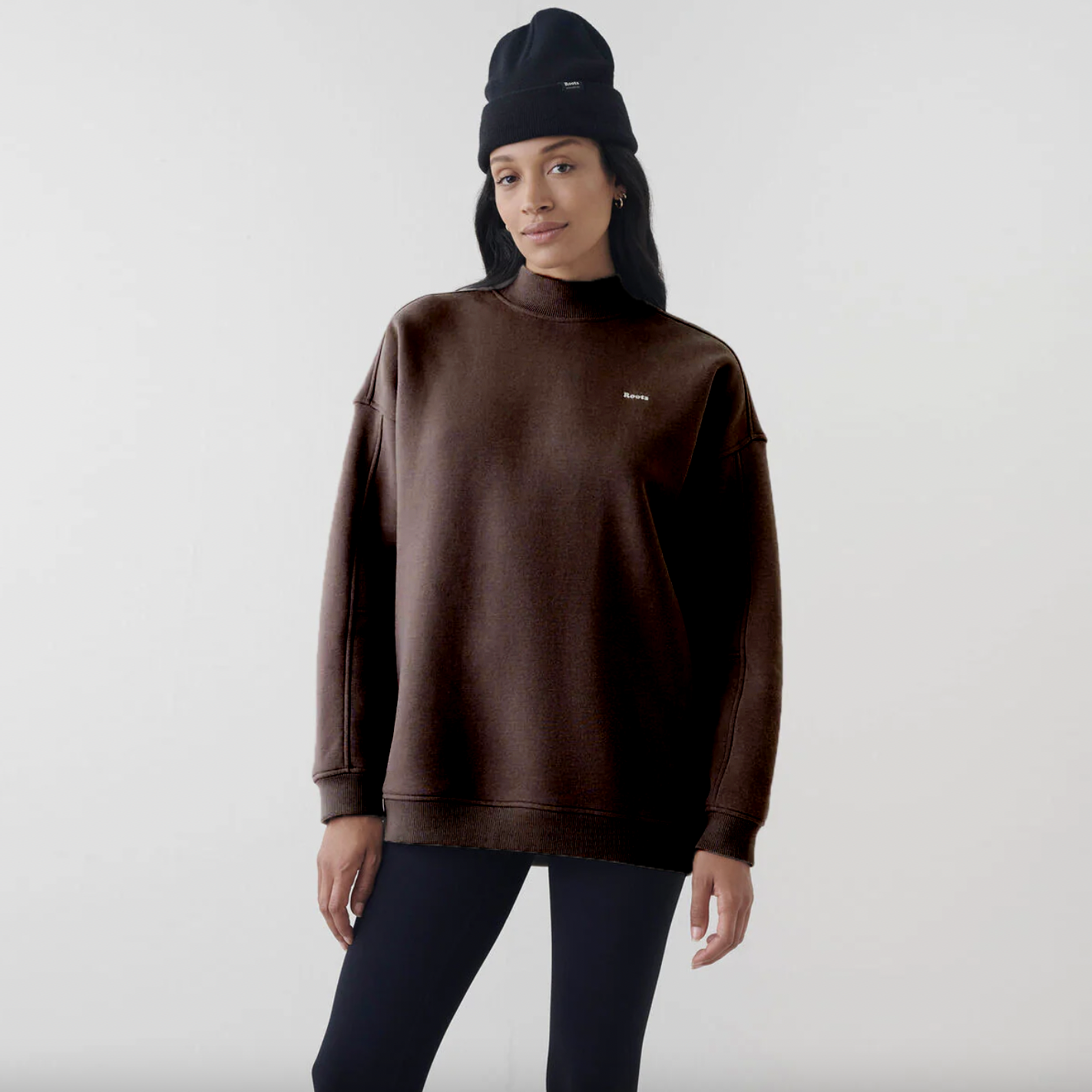 roots 2022 cloud mockneck crew