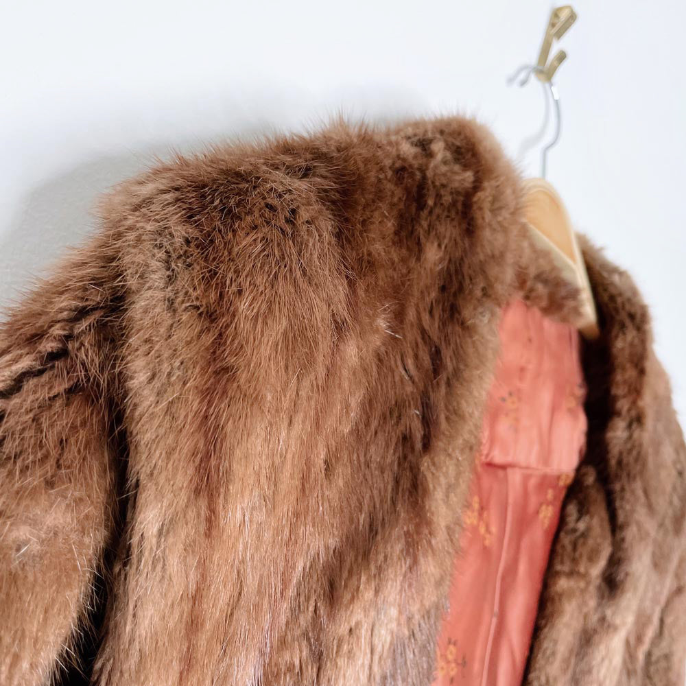 vintage 50s mink stole