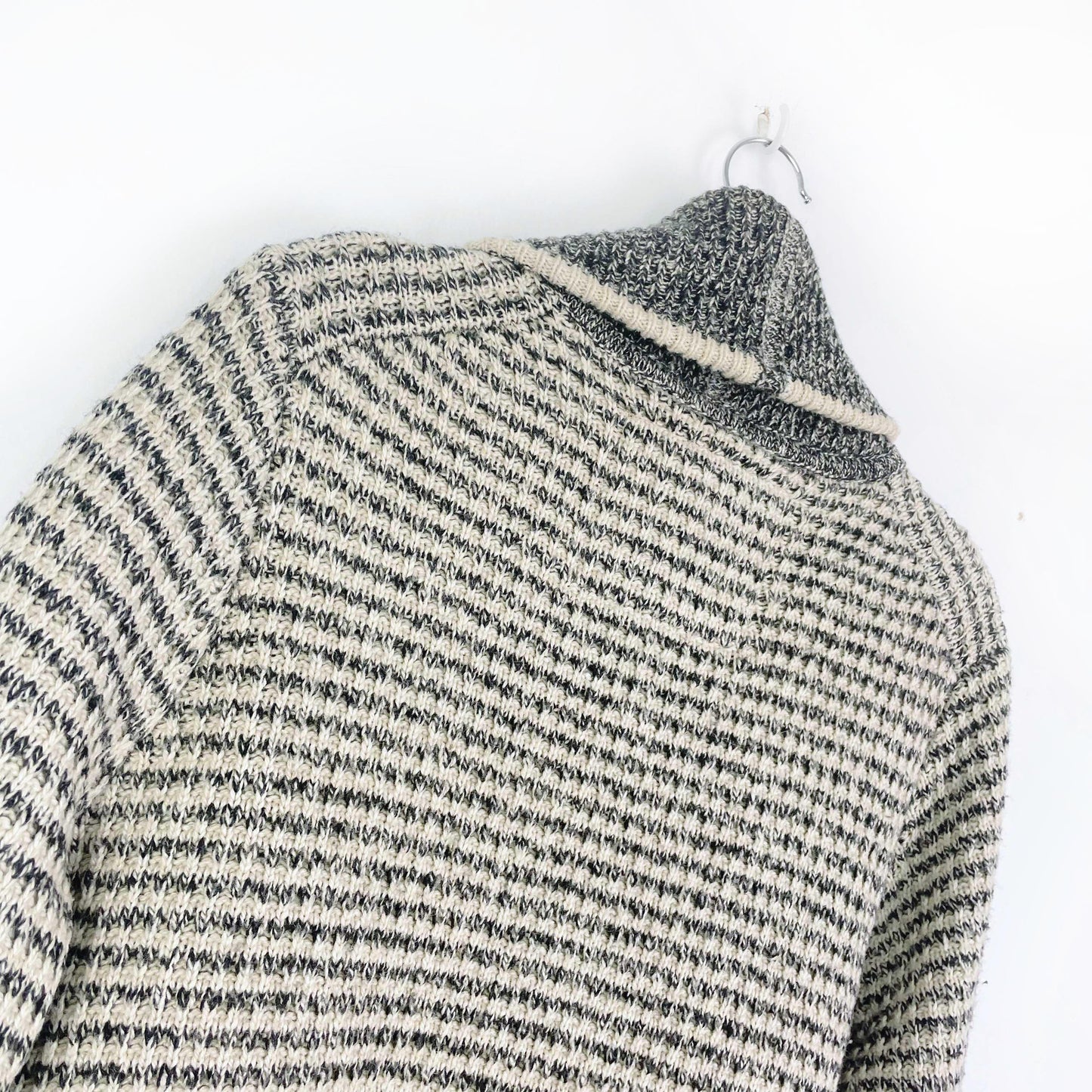 roots cabin oversized wool-blend shawl knit cardigan