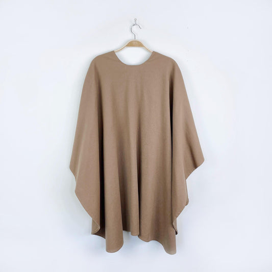 vintage 70s jimmy hourihan 100% irish wool camel cape