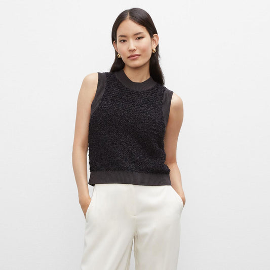 club monaco 2024 boucle knit vest