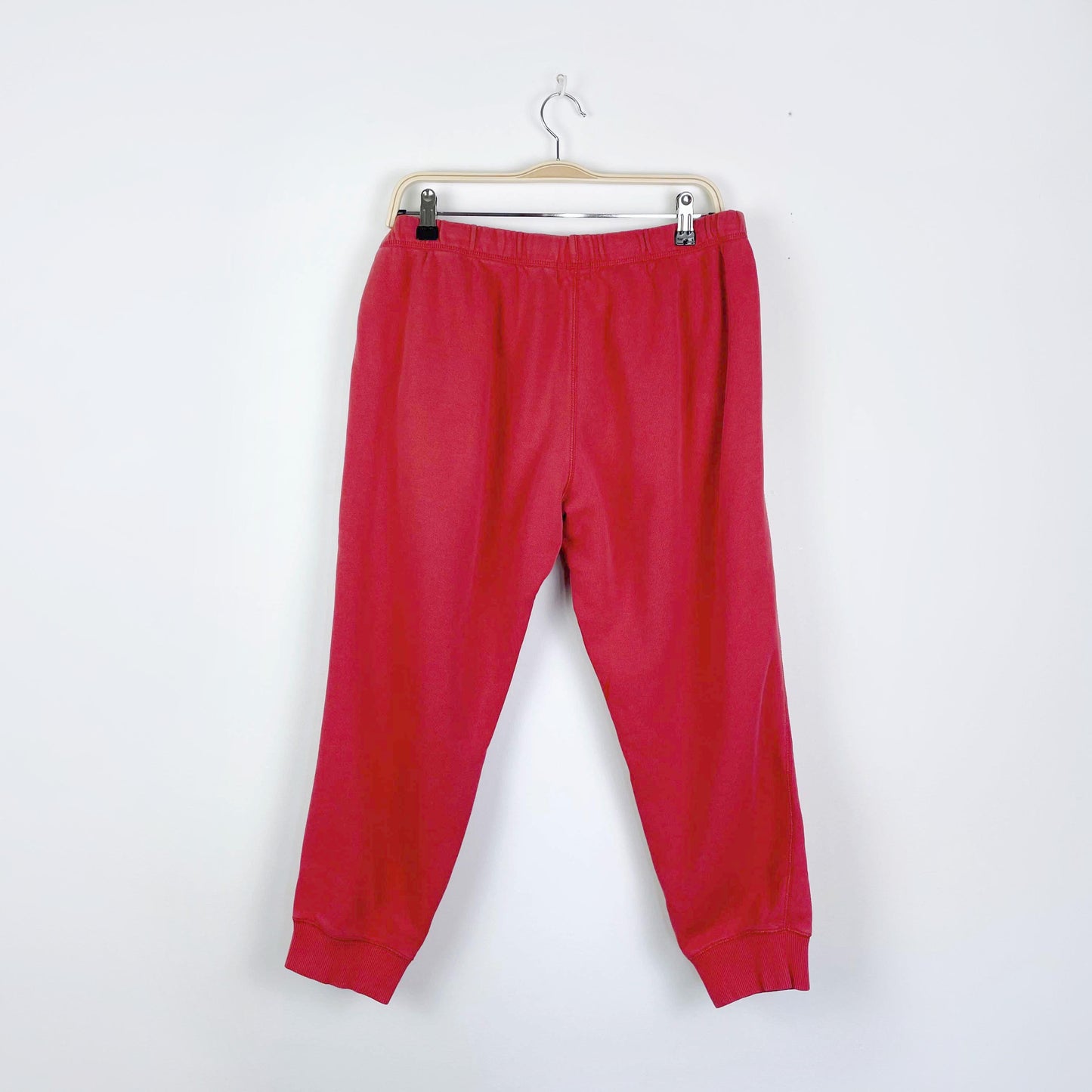 roots 2020 coral cropped sweatpants - size xl