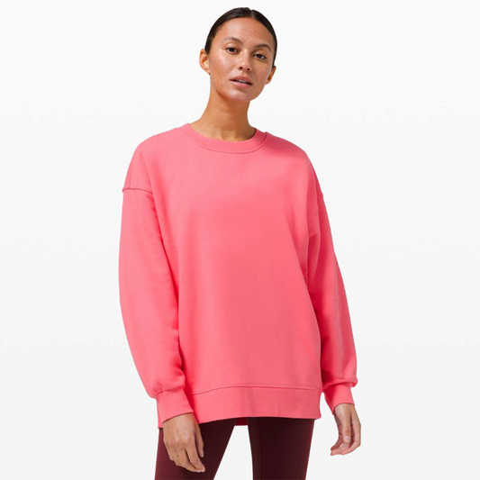 lululemon 2021 perfectly oversized crew cotton terry