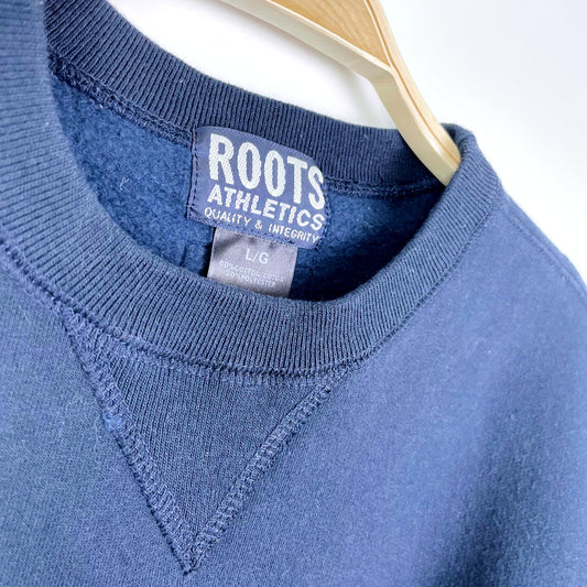 vintage 00s roots classic crew - size large