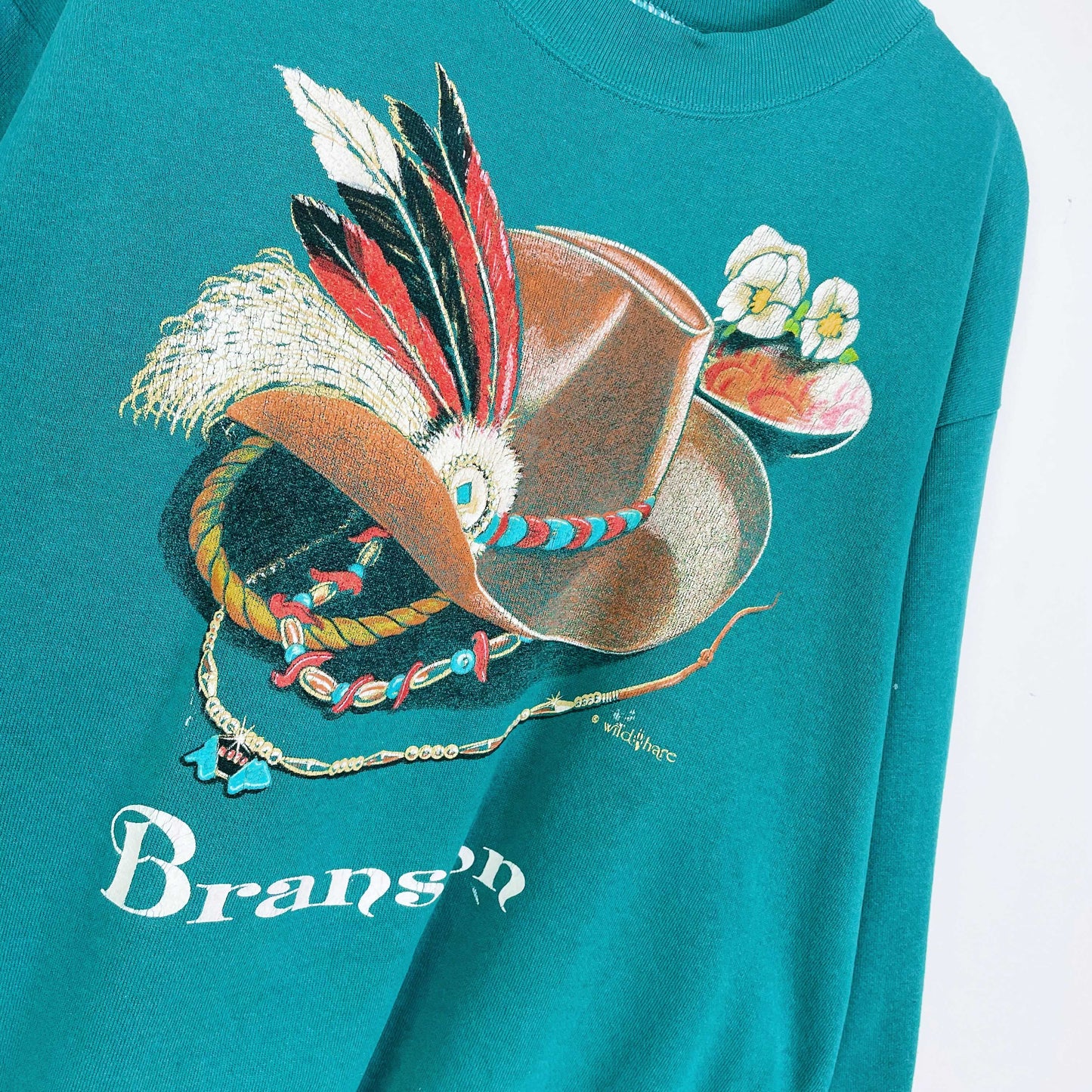 vintage 90s wild hare cowboy hat crew - size xl