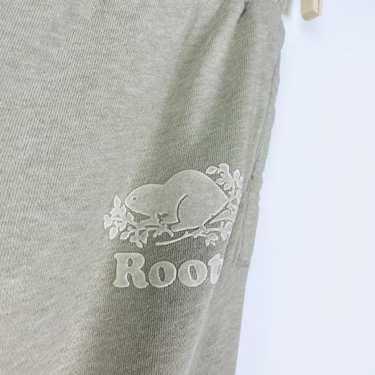 roots beige cropped original sweatpants - size small