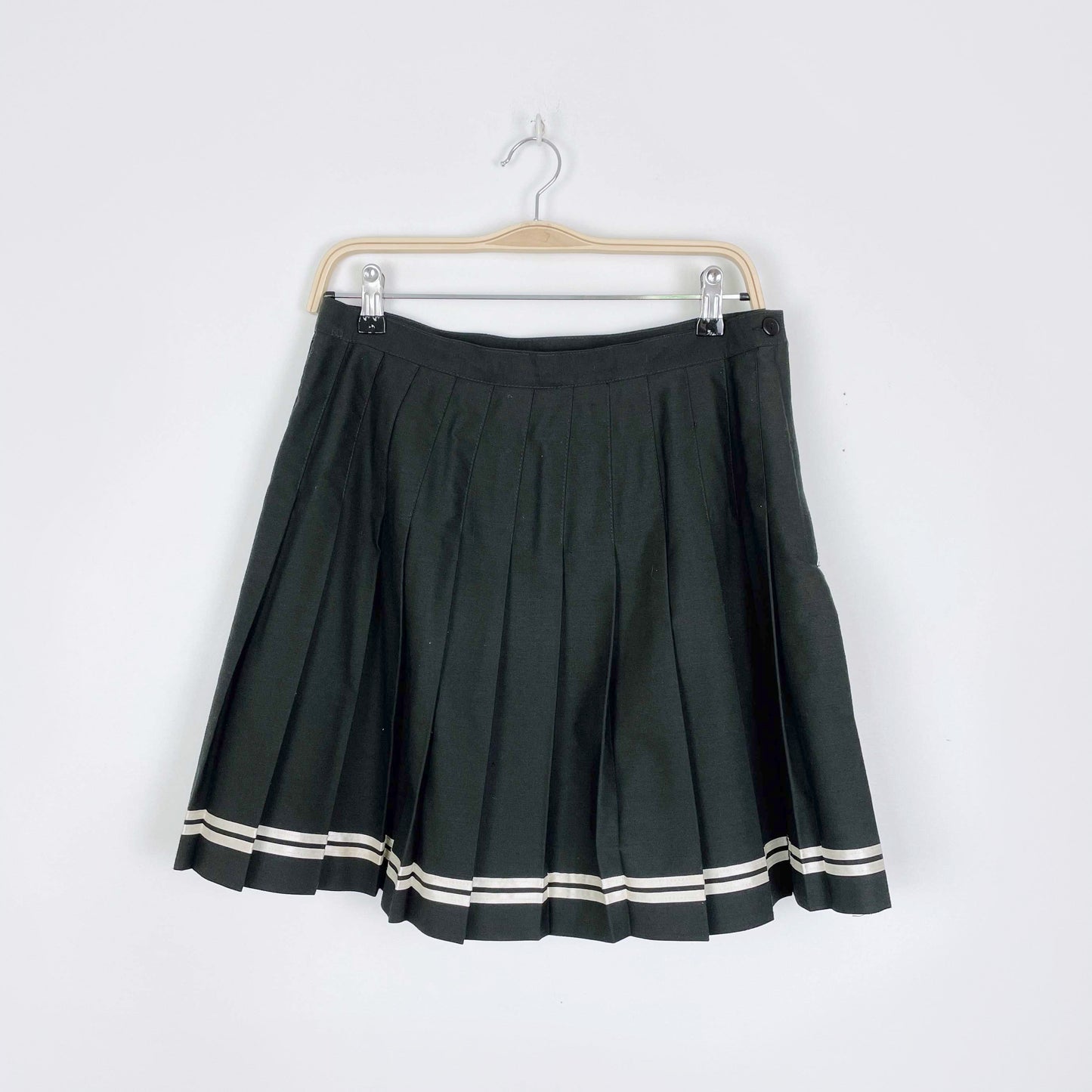 vintage dalmy's pleated tennis prep mini skirt