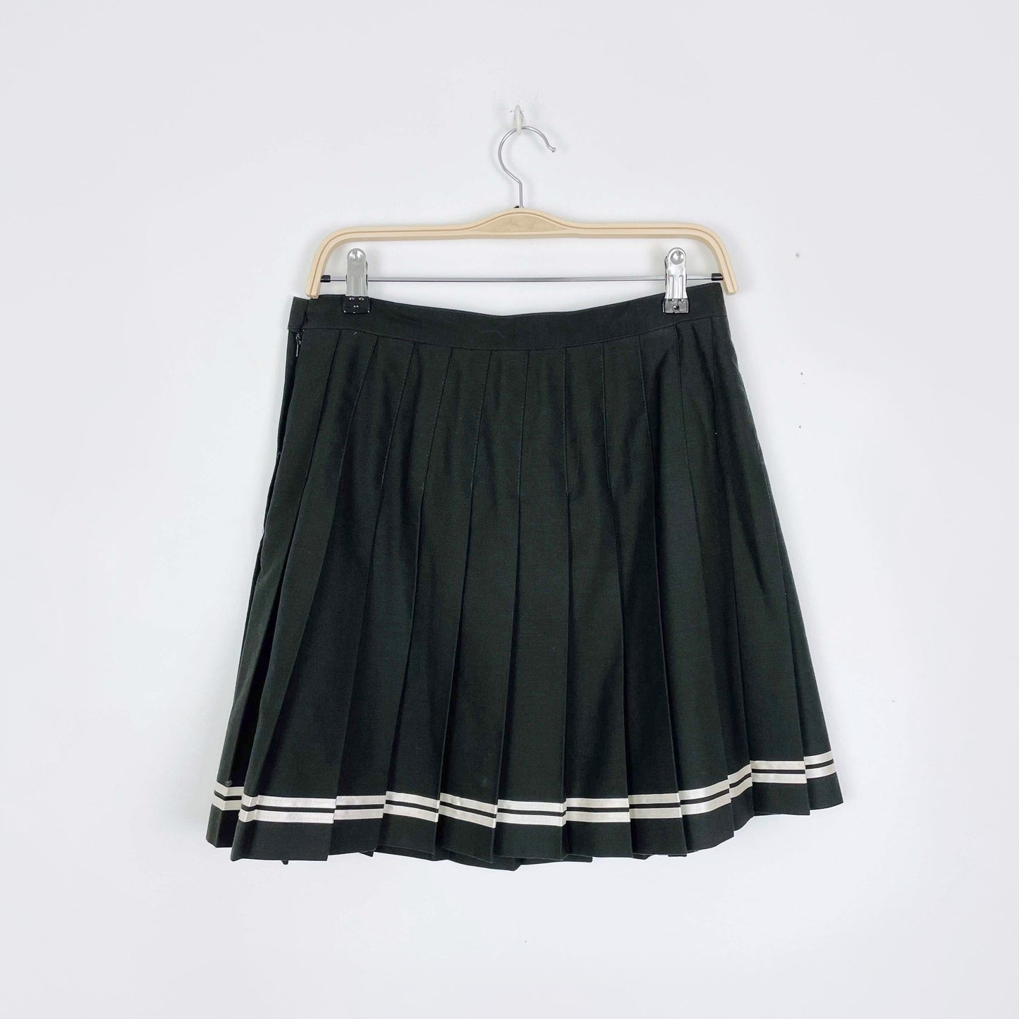 vintage dalmy's pleated tennis prep mini skirt