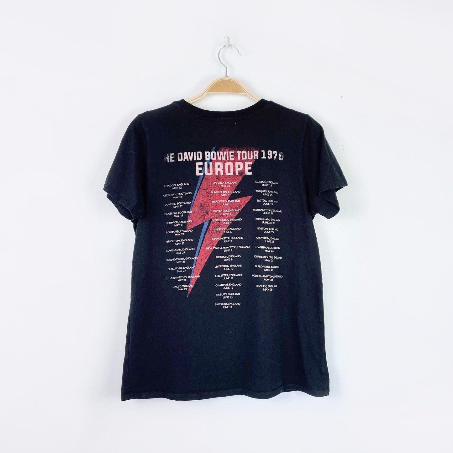 daydreamer x david bowie 1975 europe tour tee