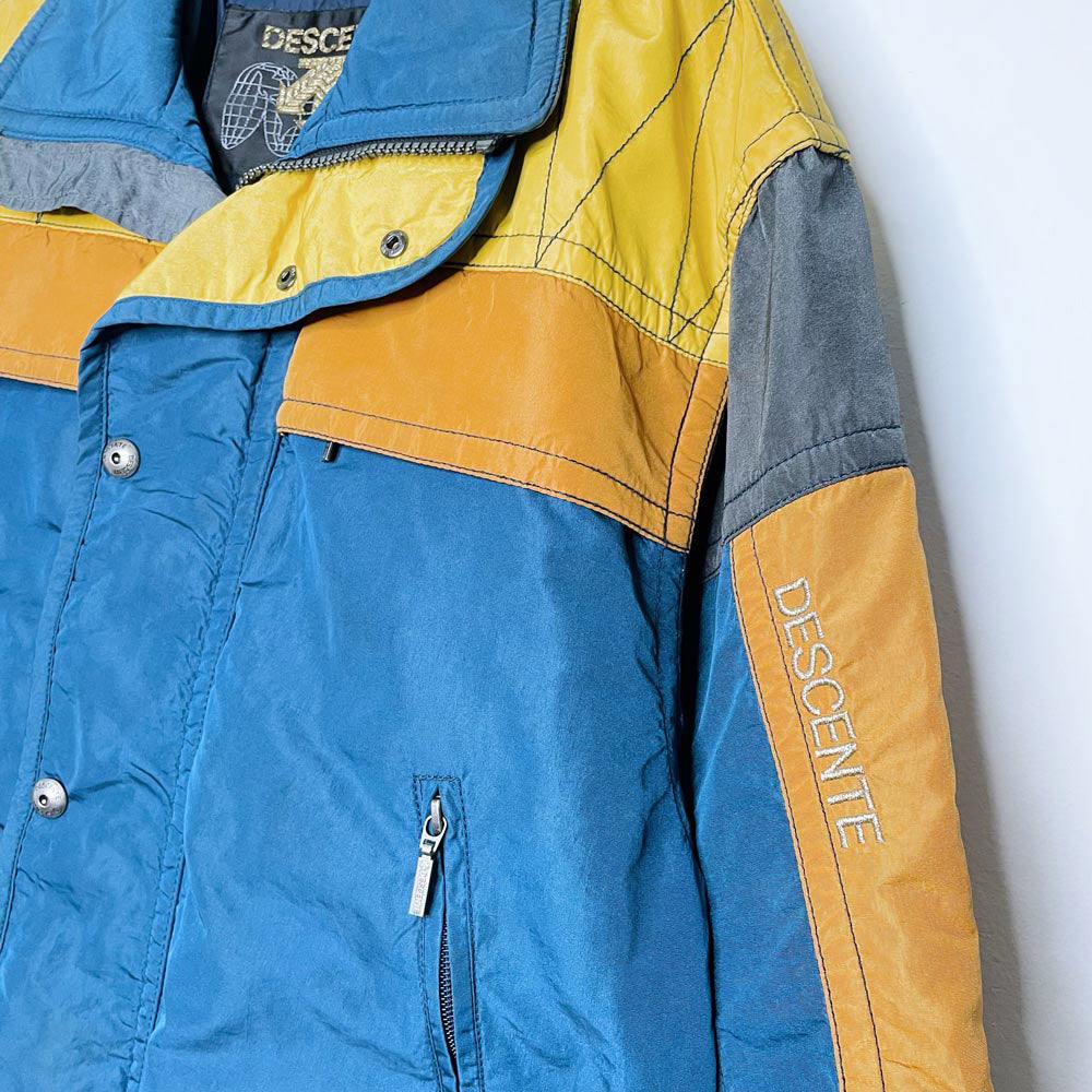 vintage 90s descente colour block ski jacket