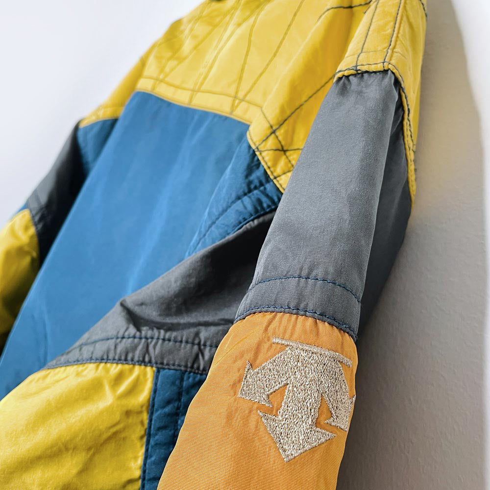 vintage 90s descente colour block ski jacket