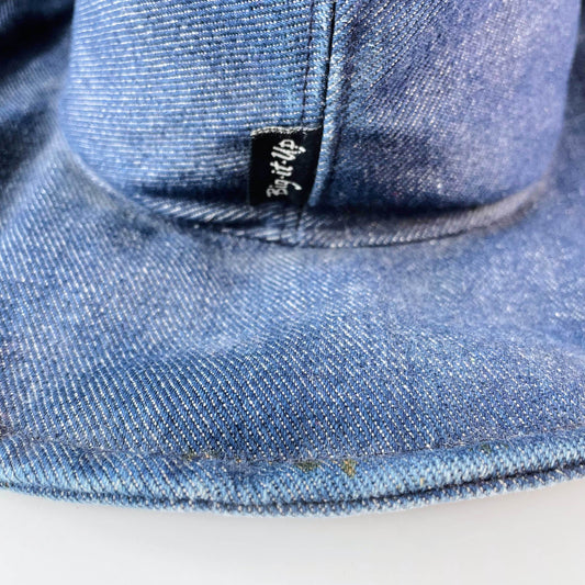 vintage 00s big it up denim cowboy hat