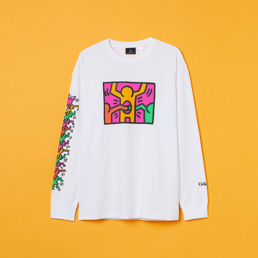 keith haring x h&m long sleeve tee