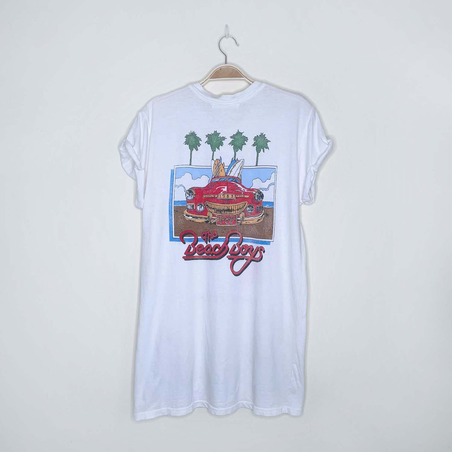 daydreamer x free people beach boys 1983 tour tee - size xs