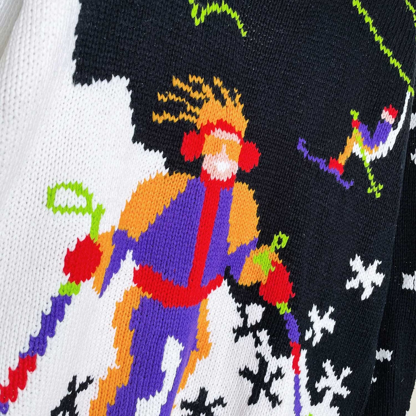 vintage 90s freego softwear aspen ski sweater - one size