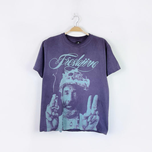 vintage 90s freshjive x lee scratch tee