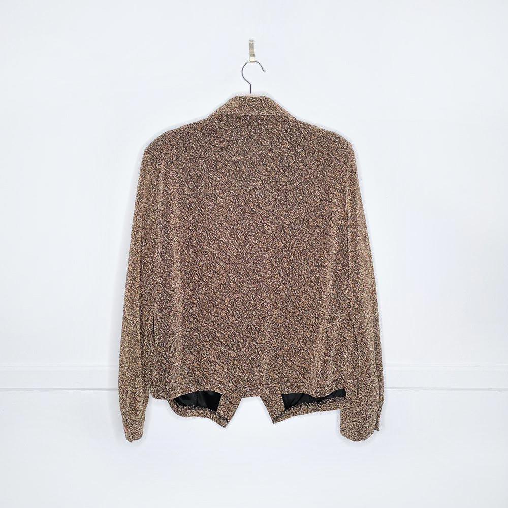 vintage amanda col. gold oversized shirt