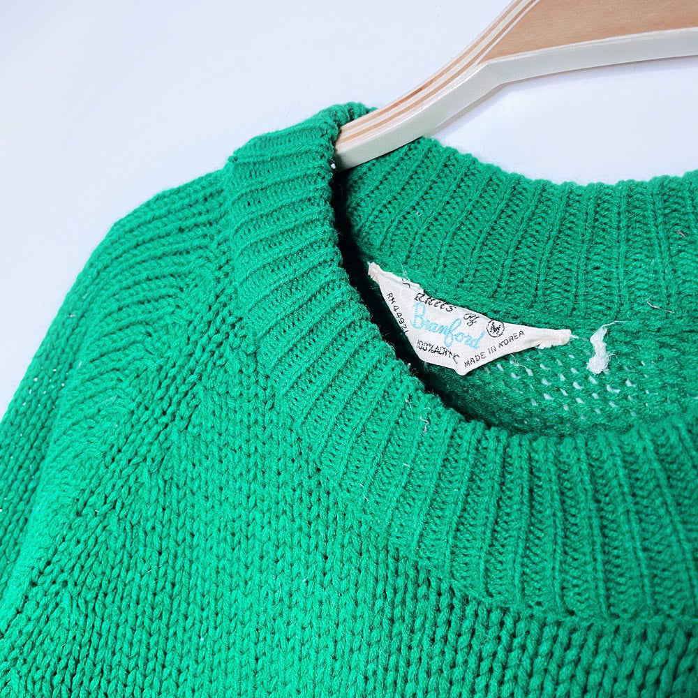 vintage 70s knits by branford snowflake sweater