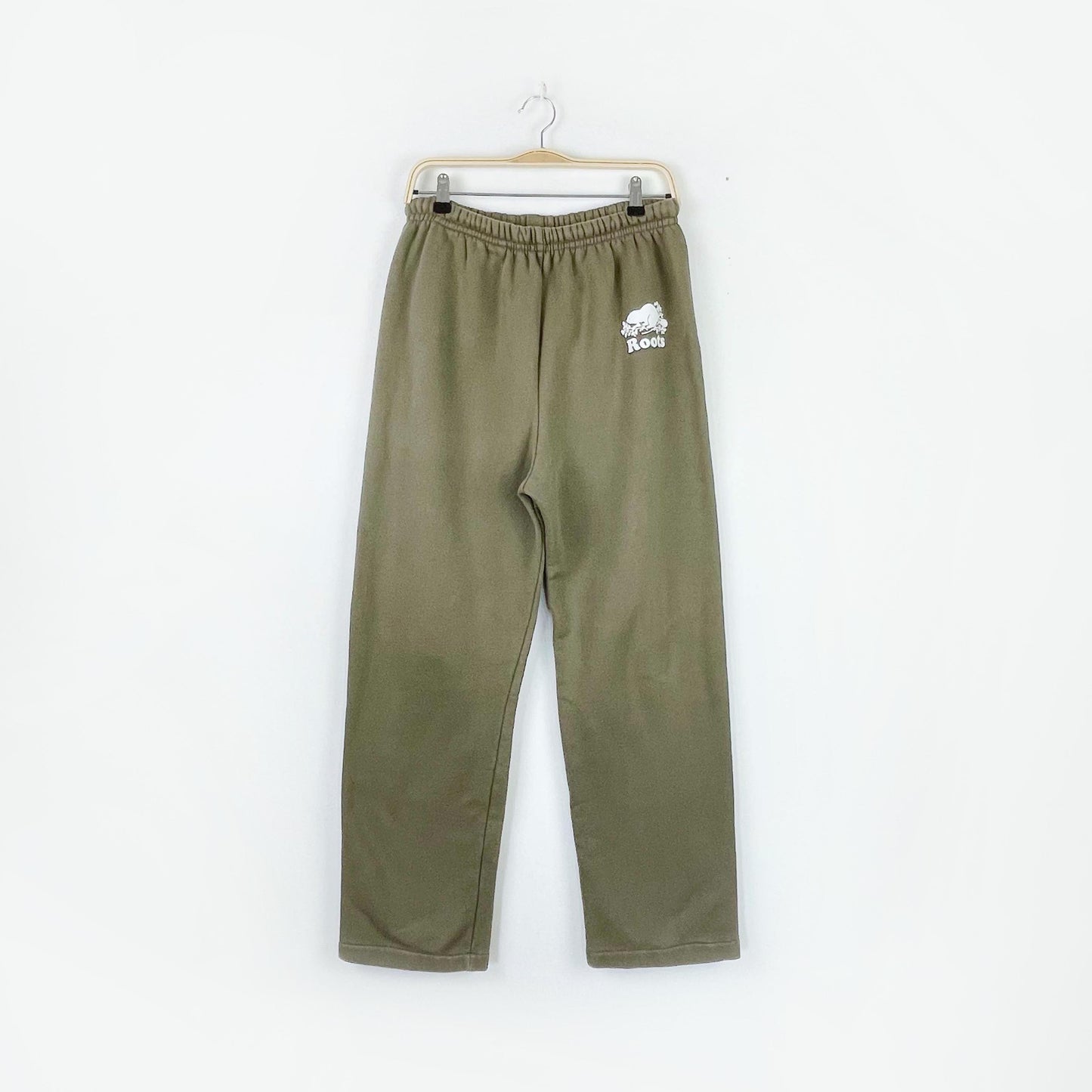 vintage 00s roots high rise straight sweatpants