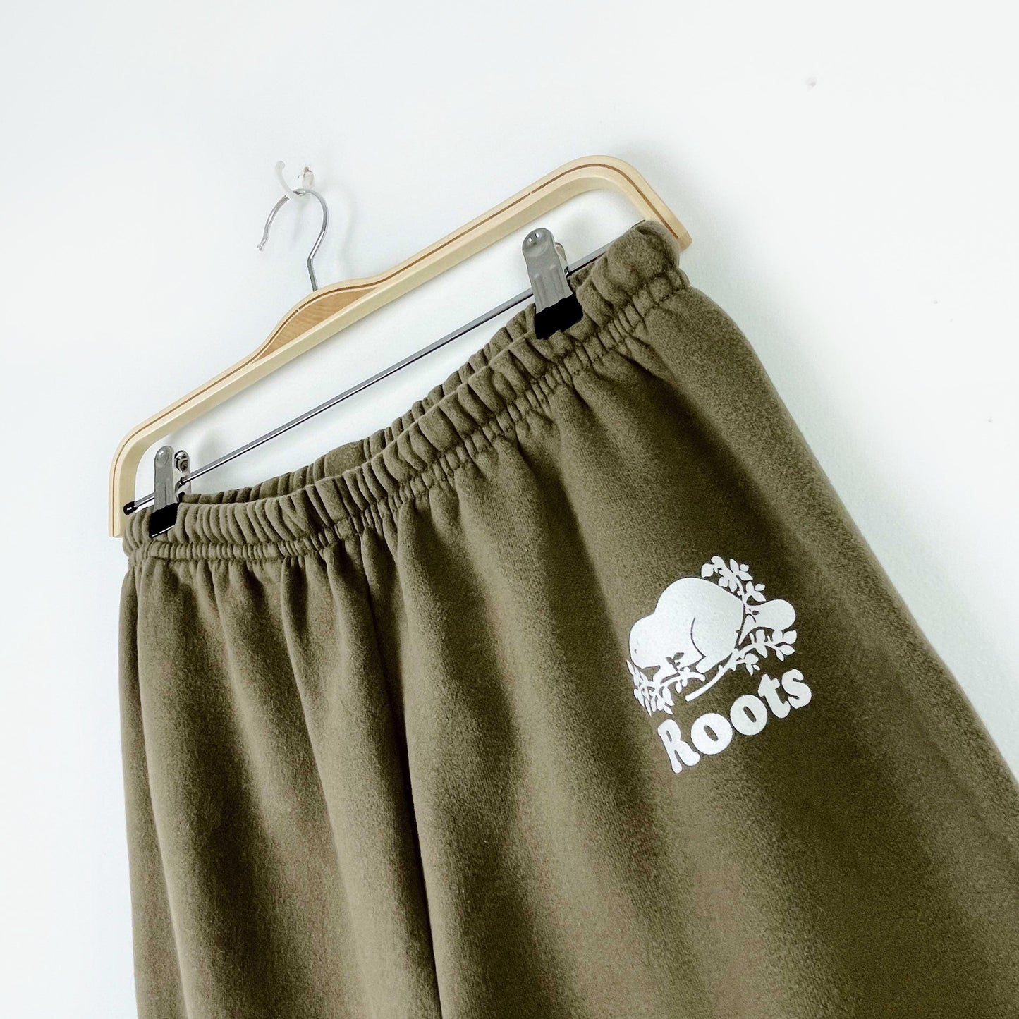 vintage 00s roots high rise straight sweatpants