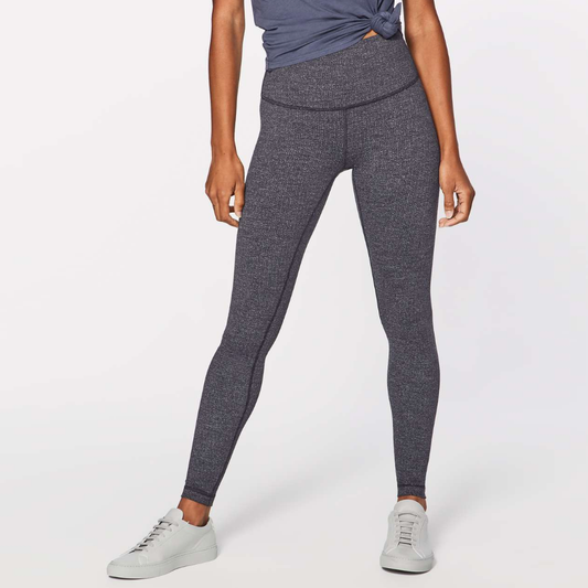 lululemon wunder under high rise heathered luon tight - size 6